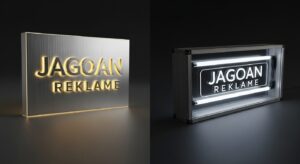 Huruf timbul atau neonbox