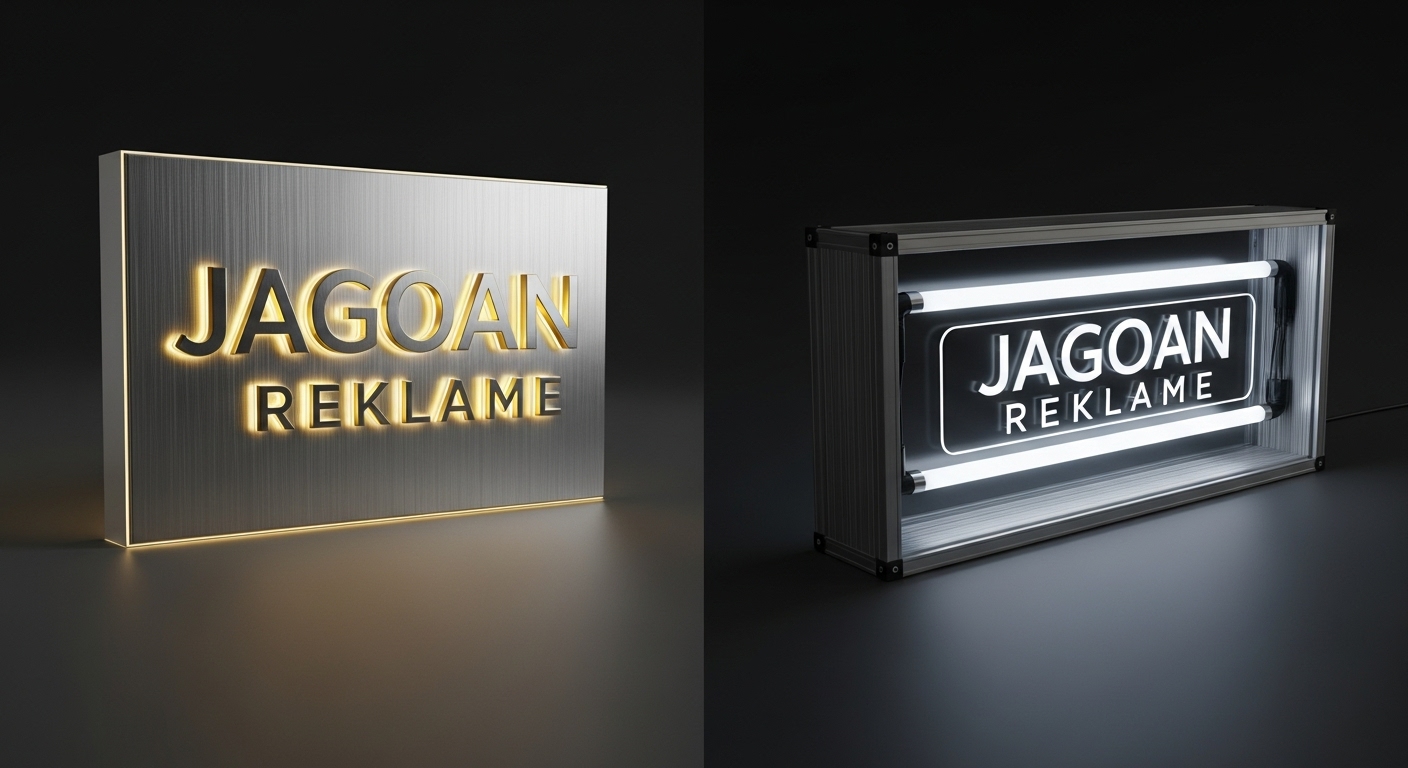 Huruf timbul atau neonbox